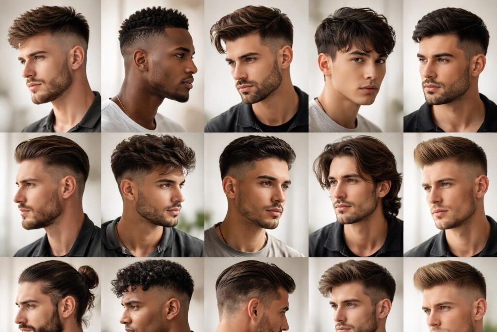 découvrez notre catalogue coiffure homme avec des idées tendances pour choisir la coupe parfaite lors de votre prochaine visite chez le coiffeur.