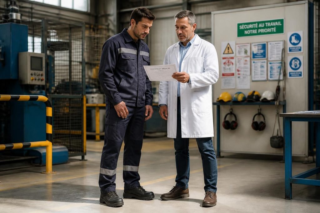 découvrez comment le port de chaussures de sécurité adaptées et la possession d'un certificat médical peuvent prévenir les accidents et améliorer la santé au travail.