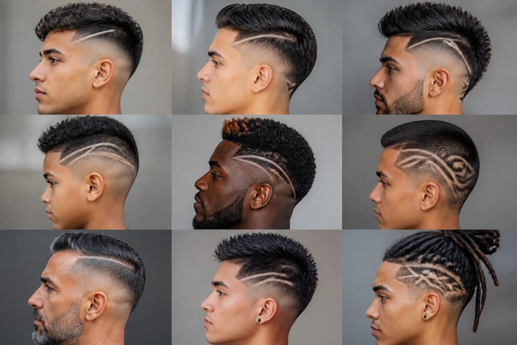 découvrez la coupe de cheveux homme avec trait, de la plus classique à l'originale, pour tous les styles et toutes les envies.