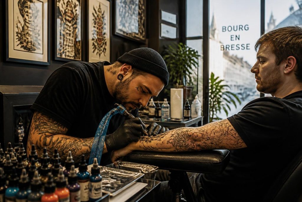 trouvez les meilleurs tatoueurs à bourg en bresse pour réaliser votre prochain chef-d'œuvre unique. qualité, créativité et expertise au rendez-vous pour un tatouage sur mesure.