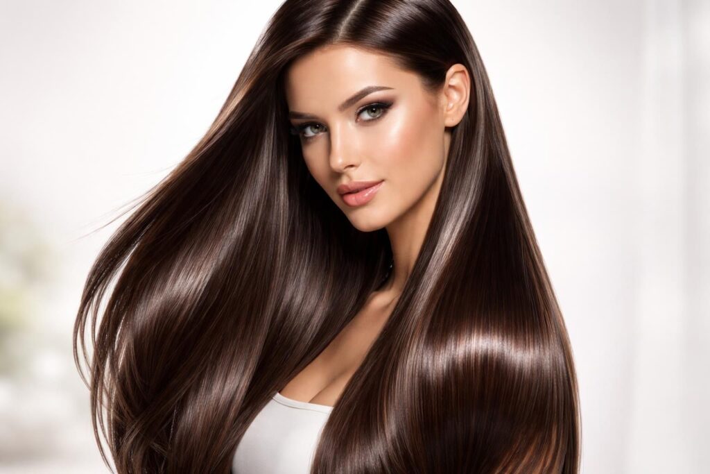 découvrez notre gel spécialement conçu pour cheveux longs, offrant une tenue optimale et une brillance éclatante toute la journée.