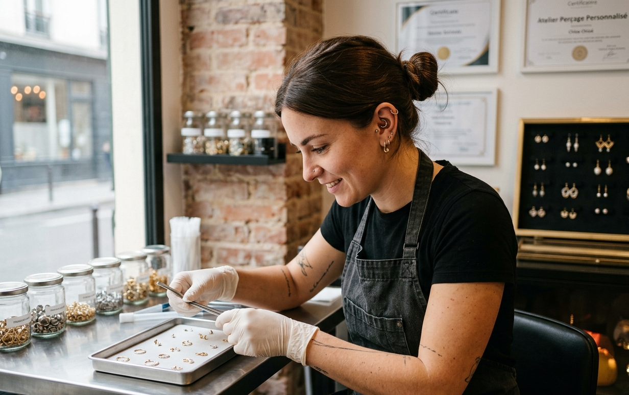 perçages pour des bijoux personnalisés,