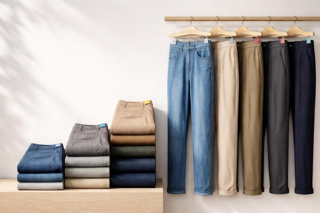 découvrez notre guide des tailles de pantalons pour choisir la coupe parfaite. un récapitulatif complet pour trouver facilement votre taille idéale.