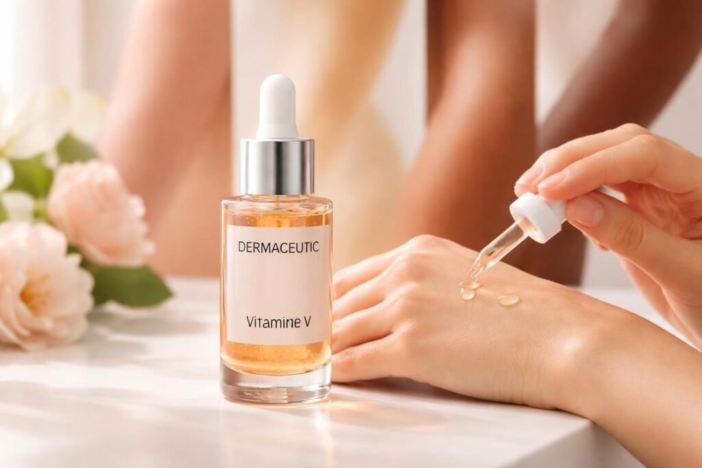 découvrez notre guide complet d'utilisation de la dermaceutic vitamine v, adapté à tous les types de peaux, pour une peau éclatante et revitalisée.