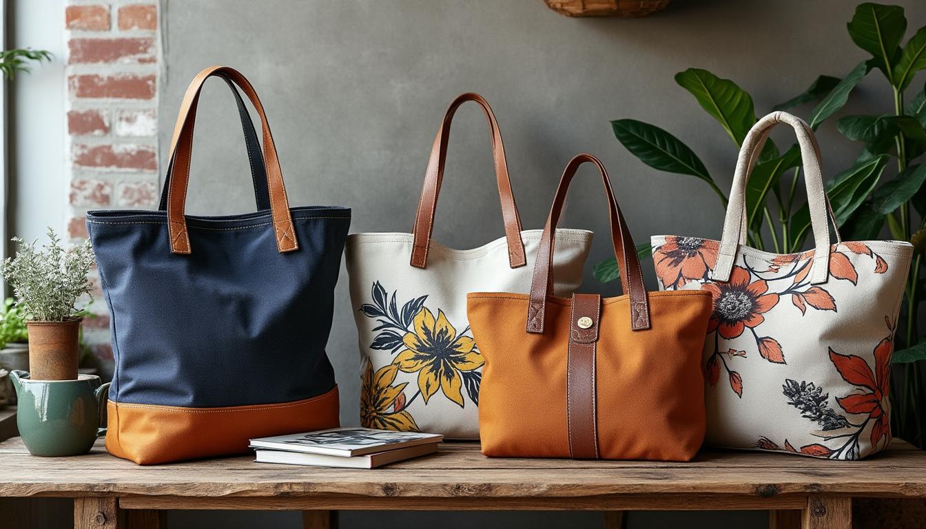 découvrez des inspirations de designs uniques pour personnaliser votre sac en toile canvas épaisse, alliant style et durabilité.
