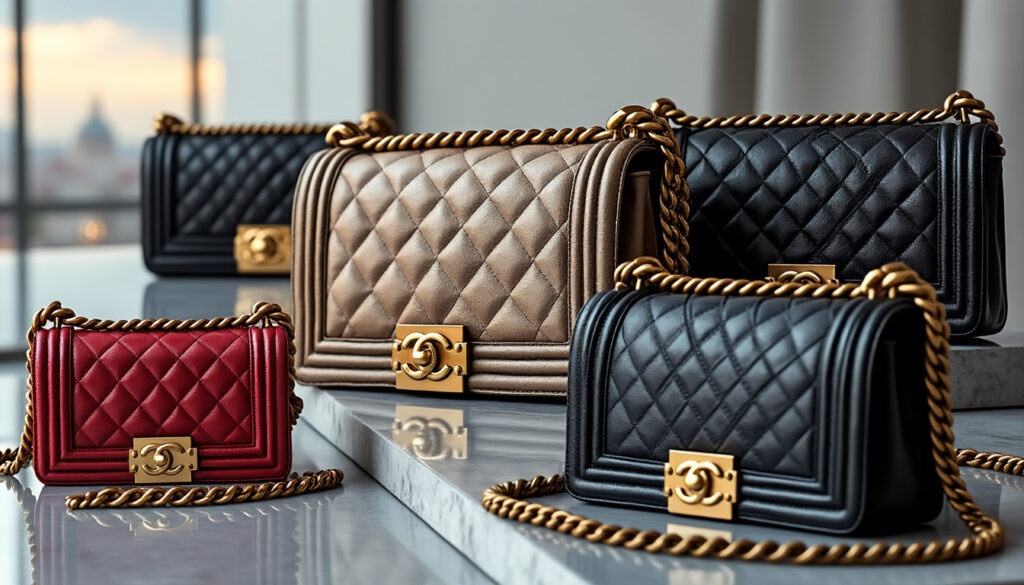 découvrez les incontournables déclinaisons du célèbre boy bag de chanel : couleurs, matières et éditions limitées. un guide essentiel pour toutes les amoureuses de la mode et les collectionneuses de sacs de luxe !