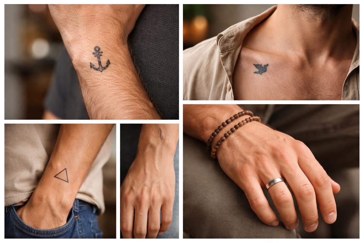 découvrez les petits tatouages pour hommes les plus populaires et la signification unique de chacun, pour un choix stylé et personnel.