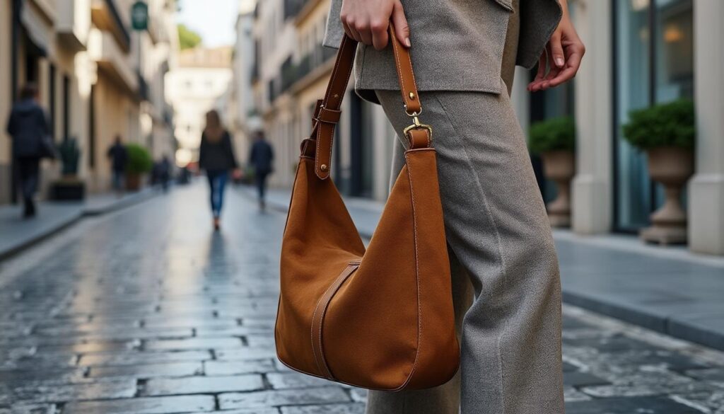 découvrez les styles de mode idéaux pour sublimer un sac hobo souple en suédine et adopter un look chic et décontracté.