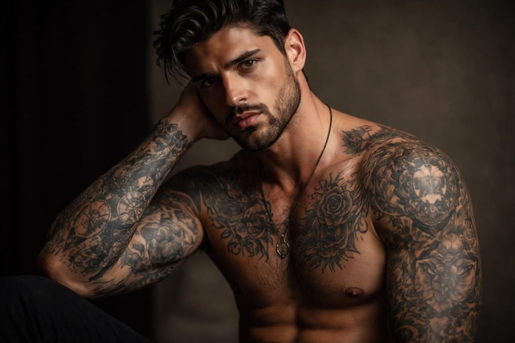 découvrez les tatouages de michele morrone, une fusion parfaite entre art et passion, reflétant son style unique et son histoire personnelle.