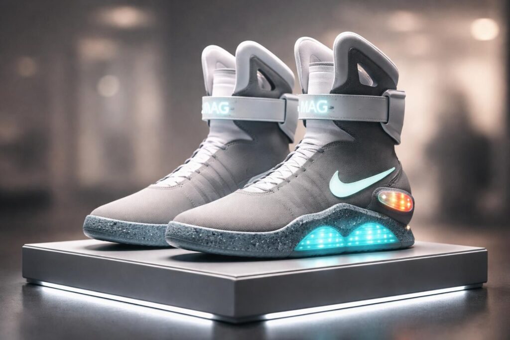 découvrez tout sur les nike air mag 2015 : leur prix, leur rareté exceptionnelle et leur valeur actuelle sur le marché des sneakers de collection.