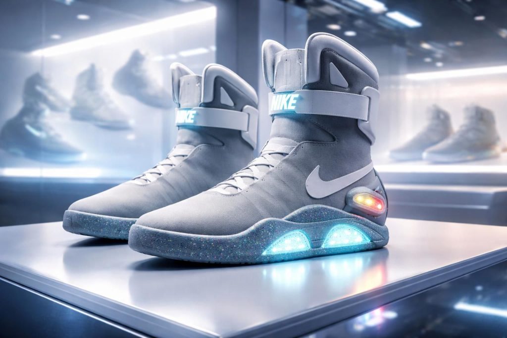 découvrez l'histoire fascinante de la nike air mag, la basket la plus futuriste de nike, qui allie innovation technologique et design visionnaire.