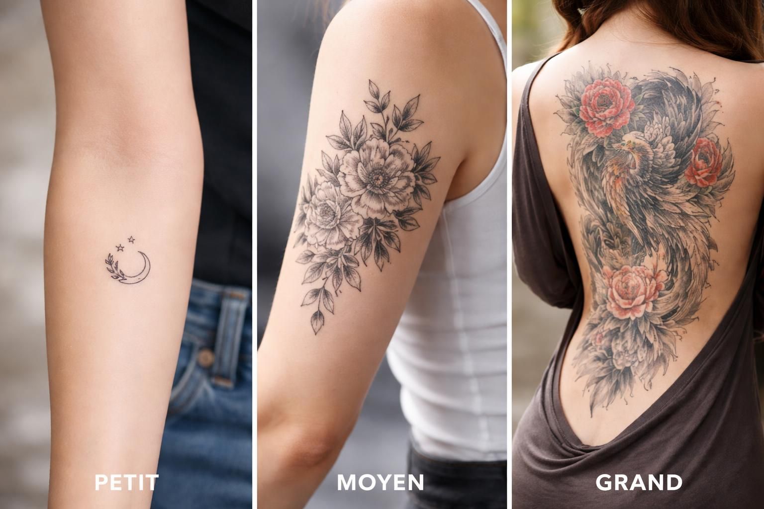 découvrez notre guide complet sur les prix des tatouages selon leur taille : petit, moyen, grand. comparez les tarifs et trouvez la meilleure option pour votre prochain tatouage.
