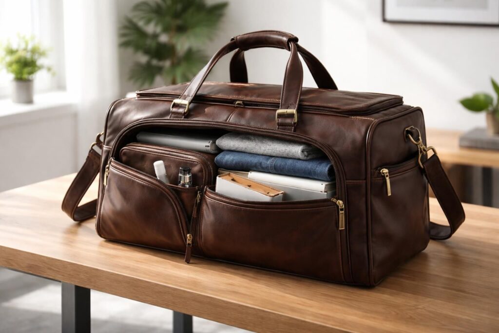 découvrez le sac 48h homme, l'allié idéal pour vos voyages courts. pratique, spacieux et élégant, il accompagne parfaitement vos escapades de deux jours.