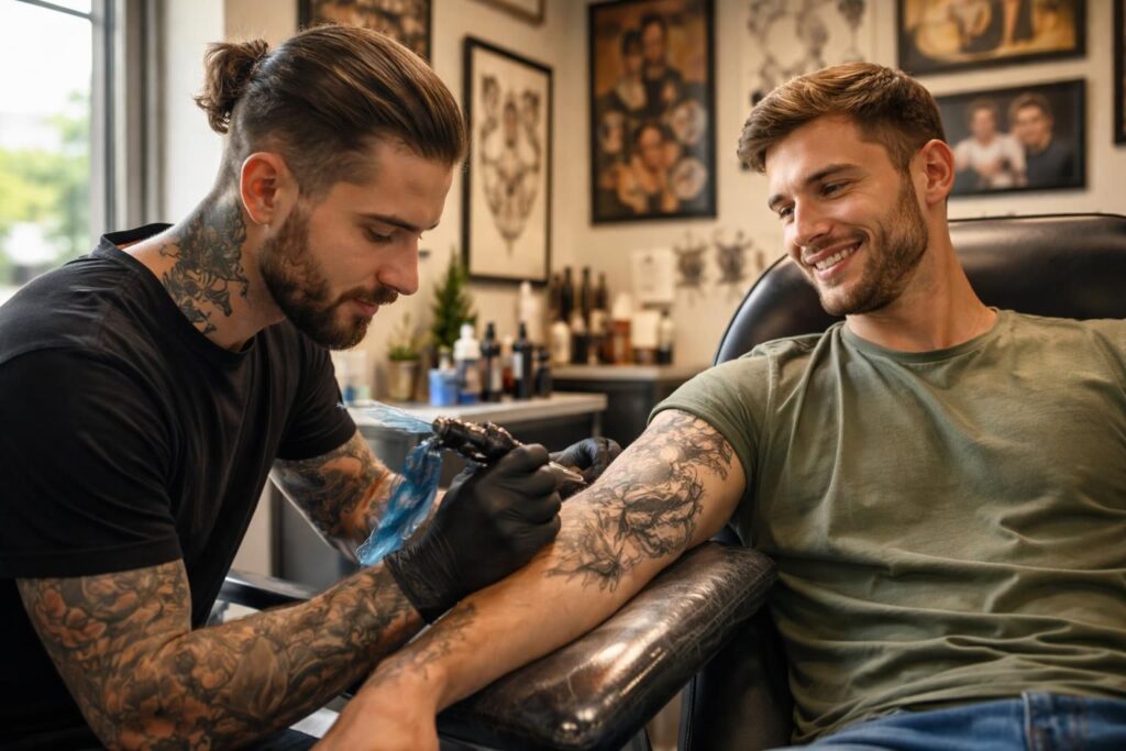 découvrez les histoires captivantes et les témoignages authentiques de clients satisfaits chez votre tatoueur à saint quentin. plongez dans l'univers du tatouage avec des expériences uniques et inspirantes.