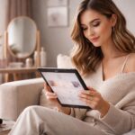 découvrez votre teinte parfaite grâce à notre quiz beauté interactif en corner, accessible via tablette samsung pour une expérience personnalisée et innovante.