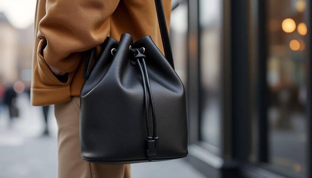 découvrez les tendances mode 2025 avec le sac à main seau revisité : un design moderne et pratique grâce à son lien coulissant, alliant style et fonctionnalité pour sublimer vos tenues.