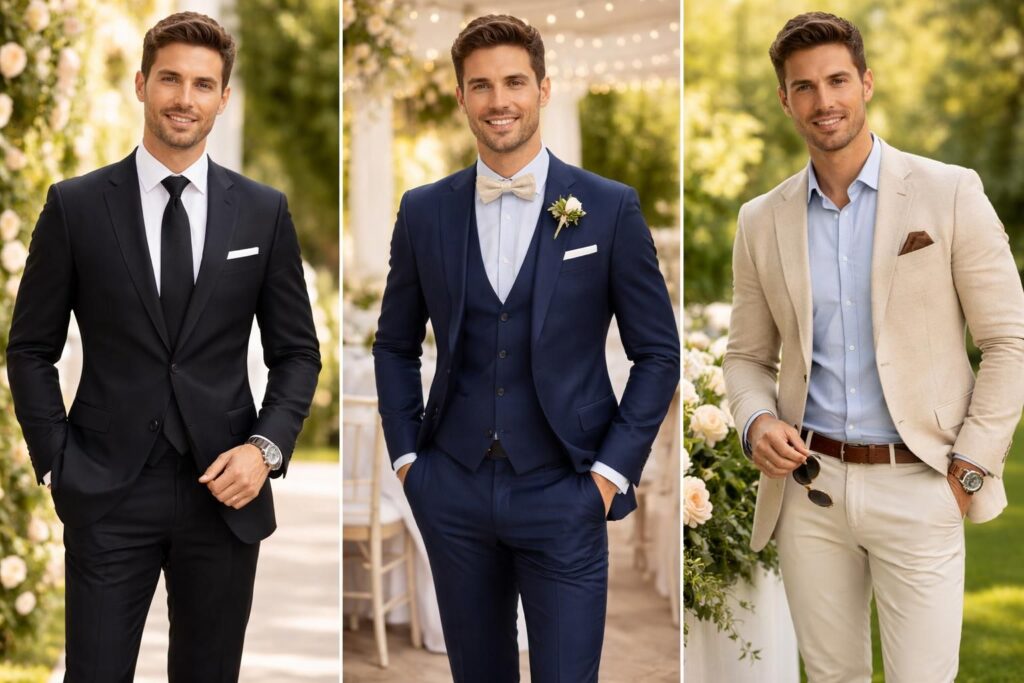 découvrez des idées de tenues homme mariage pour être élégant et impeccable sur toutes vos photos. inspirez-vous de nos looks stylés et conseils mode pour un style parfait le jour j.