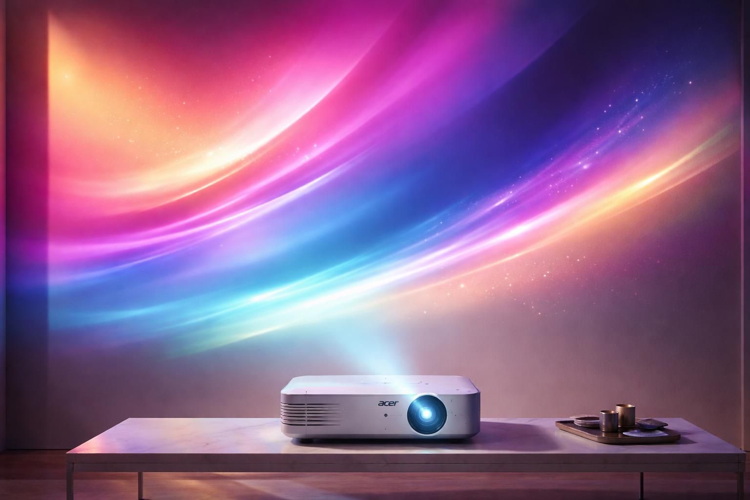 découvrez le vidéoprojecteur acer qui transforme vos murs en défilés de mode captivants, créant une ambiance fashion show unique et immersive chez vous.